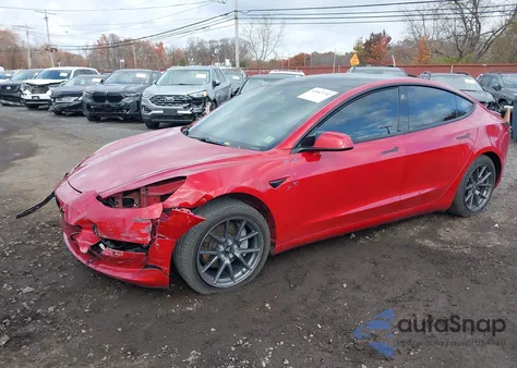 2021 Tesla Model 3 Standard Range Plus Rear-Wheel Drive from USA, damaged, VIN 5YJ3E1EA1MF919356